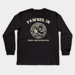 Pawnee Indiana Parks And Recreation Kids Long Sleeve T-Shirt